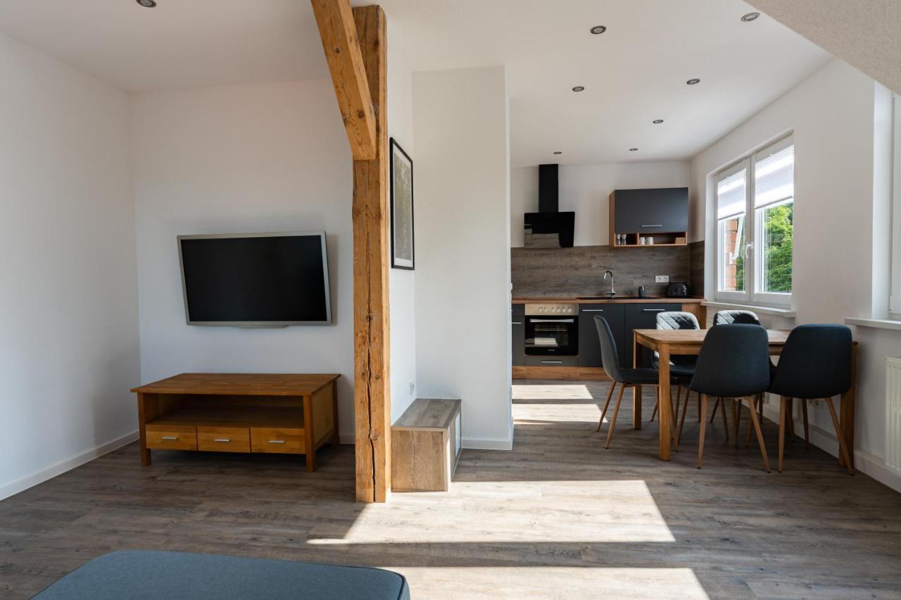 Ferienwohnung Am Steinbach 2 ターレ エクステリア 写真