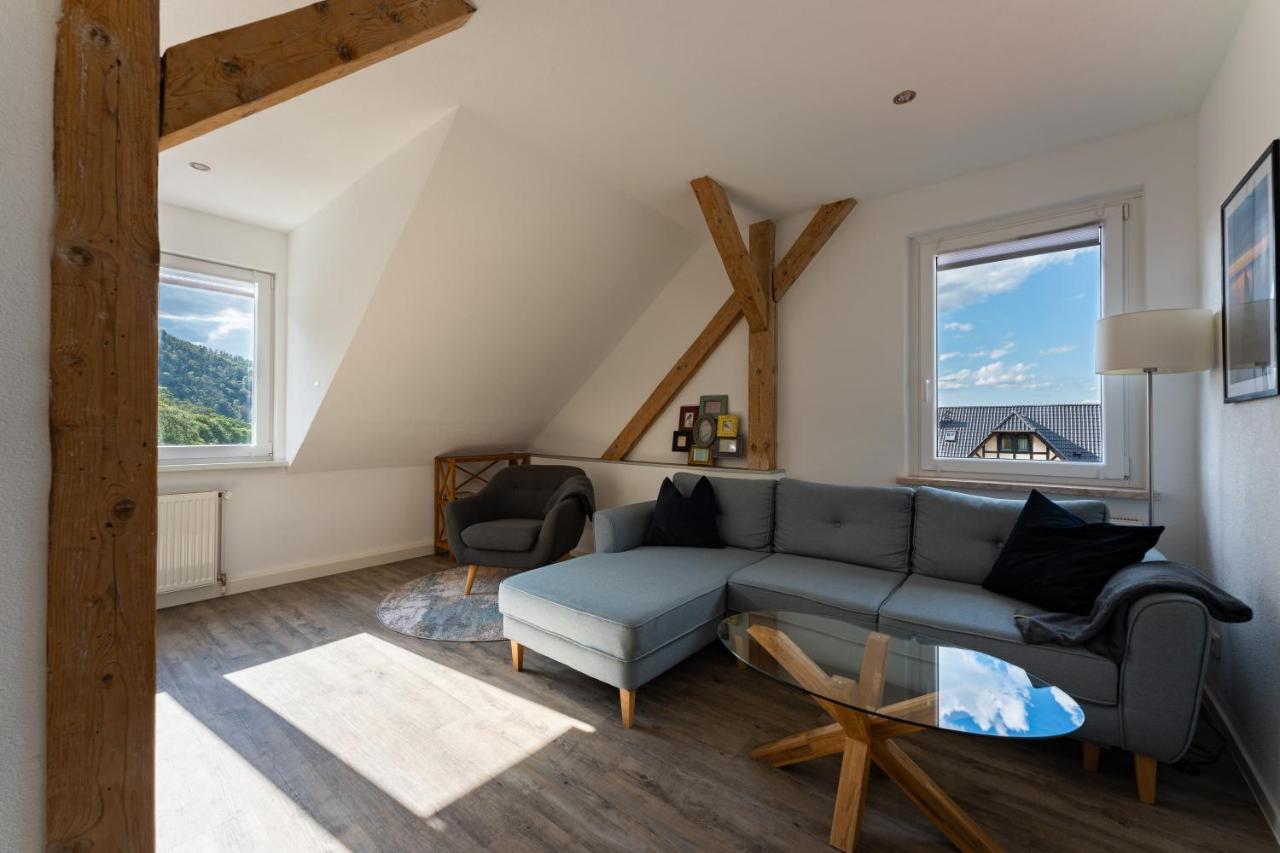 Ferienwohnung Am Steinbach 2 ターレ エクステリア 写真
