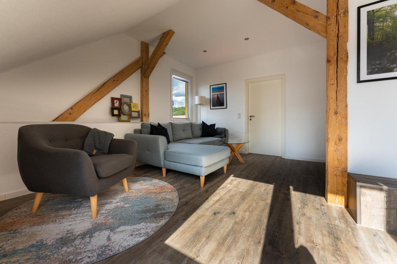 Ferienwohnung Am Steinbach 2 ターレ エクステリア 写真